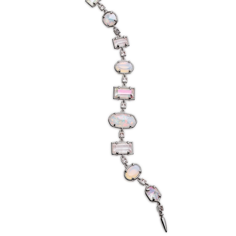 Kendra Scott Braxton Y Antique Silver necklace - Picture 2 of 3